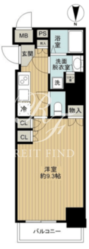 フェニックス西参道タワー 701 間取り図