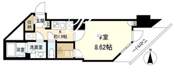 スタイリオ旗の台2 703 間取り図
