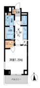 レジデンス白金コローレ 313 間取り図