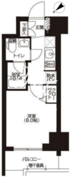 アーバネックス大森 507 間取り図