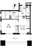 パークキューブ市ヶ谷 703 間取り図