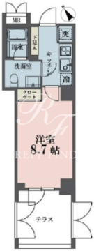 メゾンビスタ渋谷宇田川 102 間取り図
