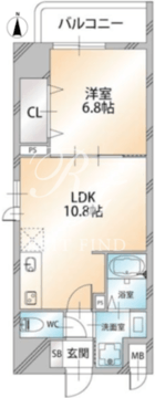 ドミール入谷 301 間取り図