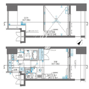 ズーム目黒 502 間取り図