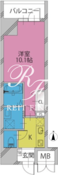 ドミール入谷 503 間取り図
