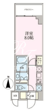 ジニア深川住吉 711 間取り図