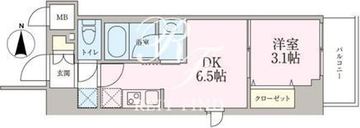 ジニア深川住吉 401 間取り図