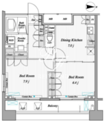 レジディア錦糸町2 1004 間取り図