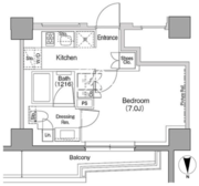 ザ・パークハビオ目黒フォート 301 間取り図