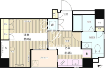レオーネ三越前 601 間取り図