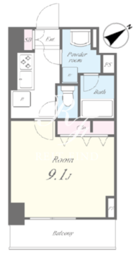 月島リバーサイドハイツ 507 間取り図