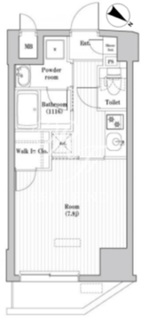 レジデンス北大塚 104 間取り図
