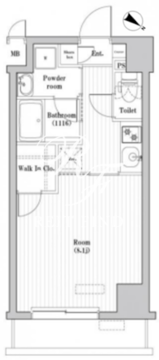 レジデンス北大塚 404 間取り図