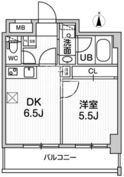 オルタナ錦糸町 302 間取り図