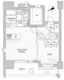 アークマーク大森町アジールコート 1103 間取り図