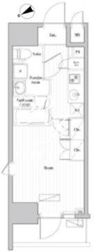 アークマーク大森町アジールコート 203 間取り図