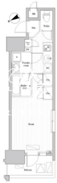 アークマーク大森町アジールコート 305 間取り図