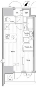 アークマーク大森町アジールコート 901 間取り図