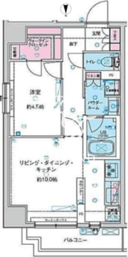 ジェノヴィア南千住4スカイガーデン 601 間取り図