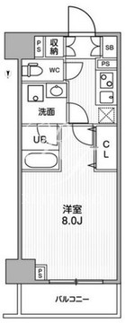 ジェノヴィア南千住4スカイガーデン 703 間取り図