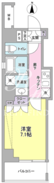 セルビシエ白金 802 間取り図
