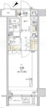 フィース水天宮前 614 間取り図