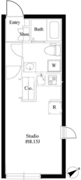 パセオ四ツ谷 202 間取り図