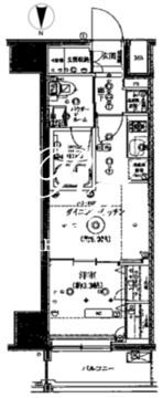 アルテシモクレルトルテ 803 間取り図