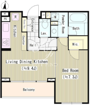 エル・セレーノ南麻布 202 間取り図