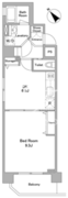 BPRレジデンス代々木初台 301 間取り図