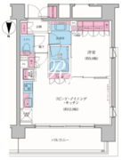 レジディア品川シーサイド 1106 間取り図 ?>