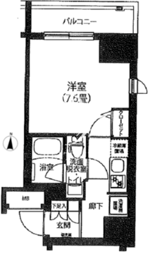 アイル王子ノルド 303 間取り図