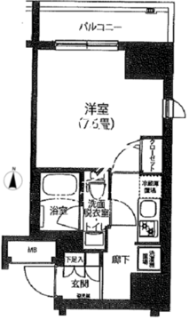 アイル王子ノルド 803 間取り図
