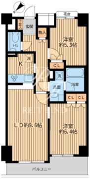 日本橋ファーストレジデンス 1106 間取り図