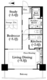 河田町ガーデン 1-212 間取り図