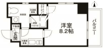 エスペランサK錦糸町 1002 間取り図
