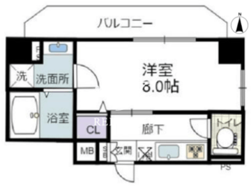 ジェイステージ南砂町パークサイド 807 間取り図
