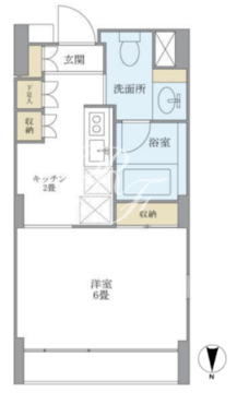 KDXレジデンス自由が丘 205 間取り図