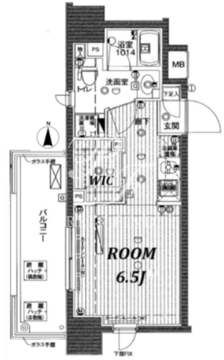 ル・リオン豊洲ウォーターフロント 307 間取り図