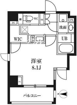 レオーネ押上キューブ 604 間取り図