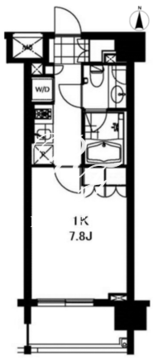 芝ウエスト 403 間取り図