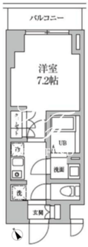レジディア日本橋馬喰町2 1105 間取り図