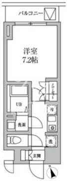 レジディア日本橋馬喰町2 406 間取り図