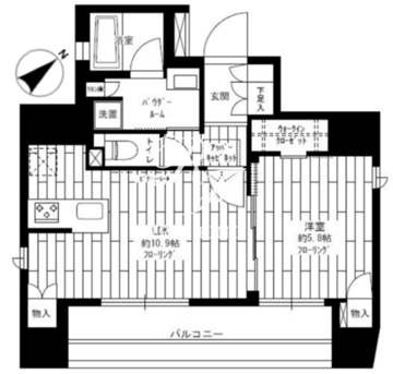 ステージファースト蔵前アジールコート 901 間取り図