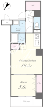 メゾンラグジュア 901 間取り図