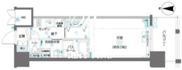 ズーム東陽町 905 間取り図