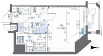 ズーム秋葉原 201 間取り図