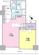 ラサンテ五反田 606 間取り図