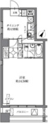 HF八丁堀レジデンス2 802 間取り図