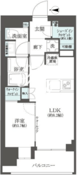 リビオレゾン内神田 801 間取り図
